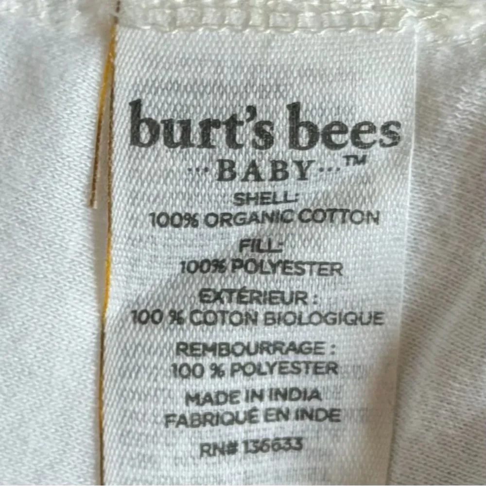 Burt’s Bees Baby Beekeeper Sleep Sack Large 12-18M Organic Cotton Gray Stripe